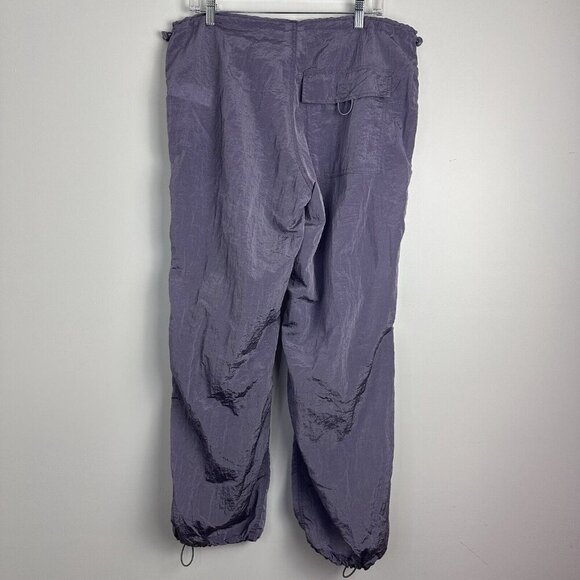 Iets Frans Parachute Baggy Pants Womens Med Shiny Urban Outfitters Gorpcore - Picture 10 of 14